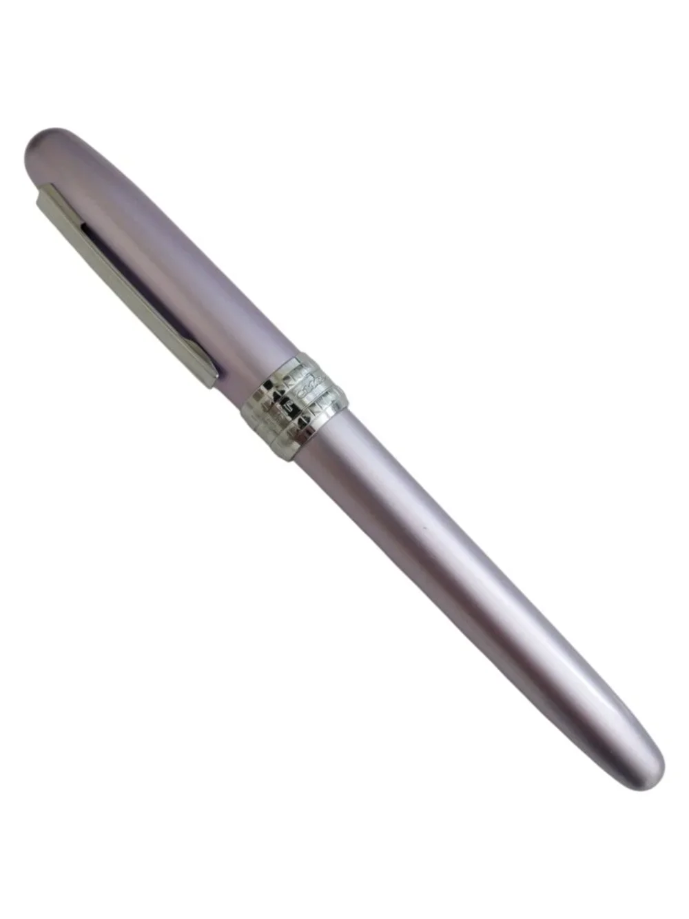 Platinum Plaisir Aluminum Fountain Pen 03 Fine Nib Gently Used Violet Purple